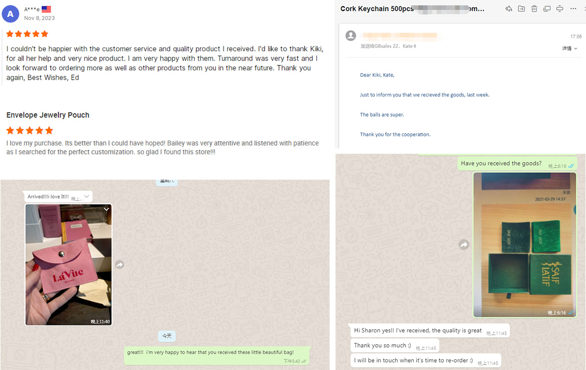 Customer testimonials