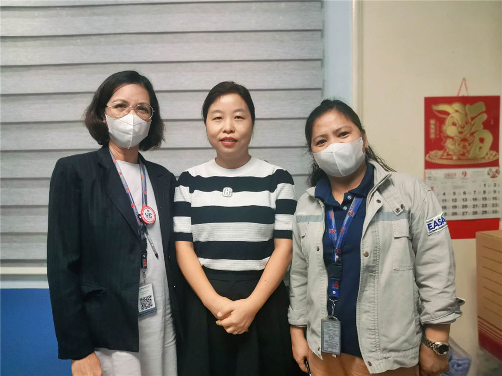 Visiting customers in the Philippines ends