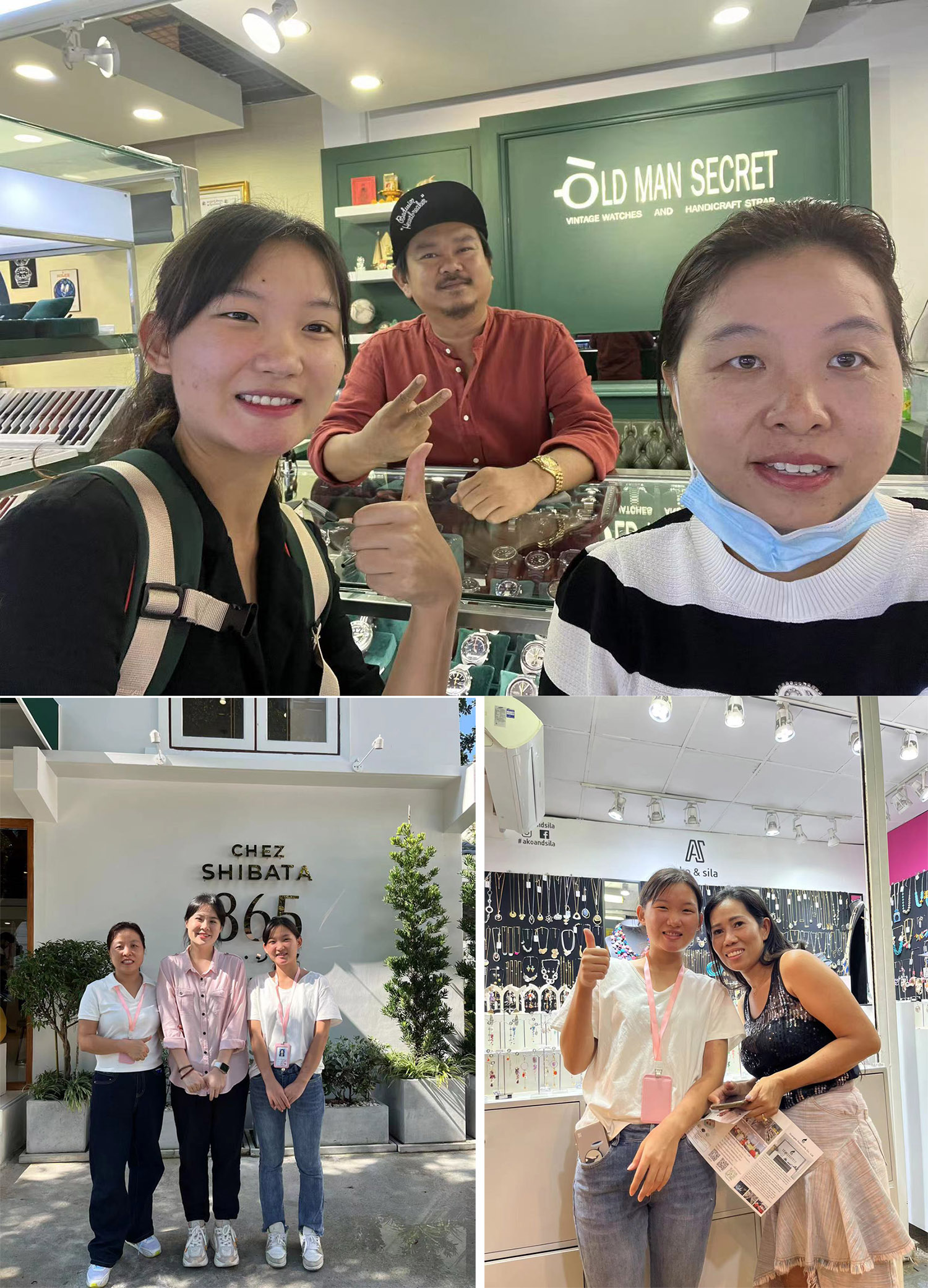 Thailand customers are visiting~