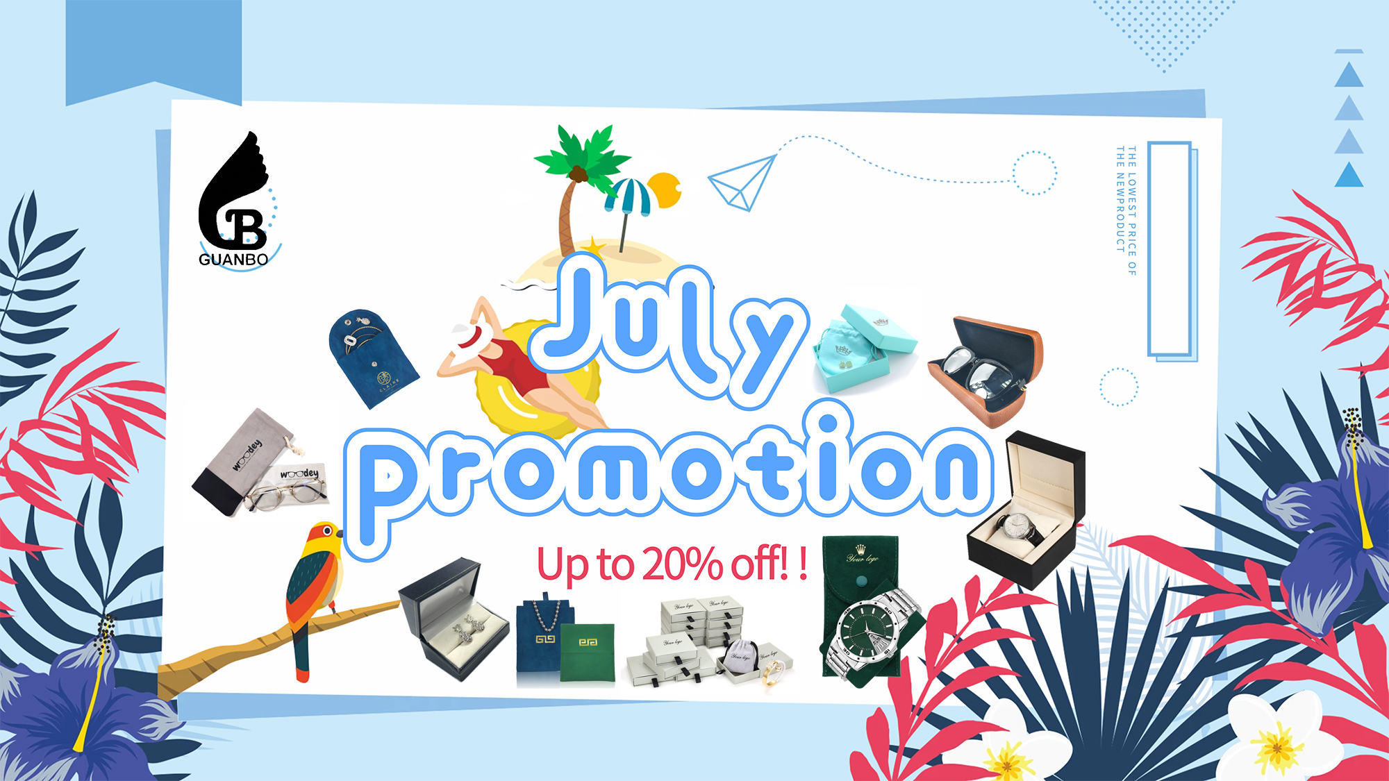 Promotion information, up to 20% off in July! ! !