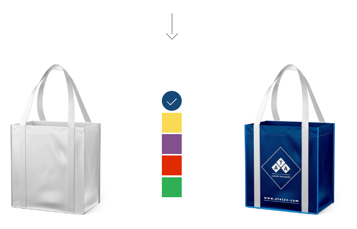 What are my options for custom dust bags?