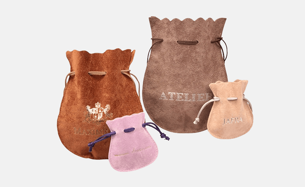 What materials can be made into jewelry bags