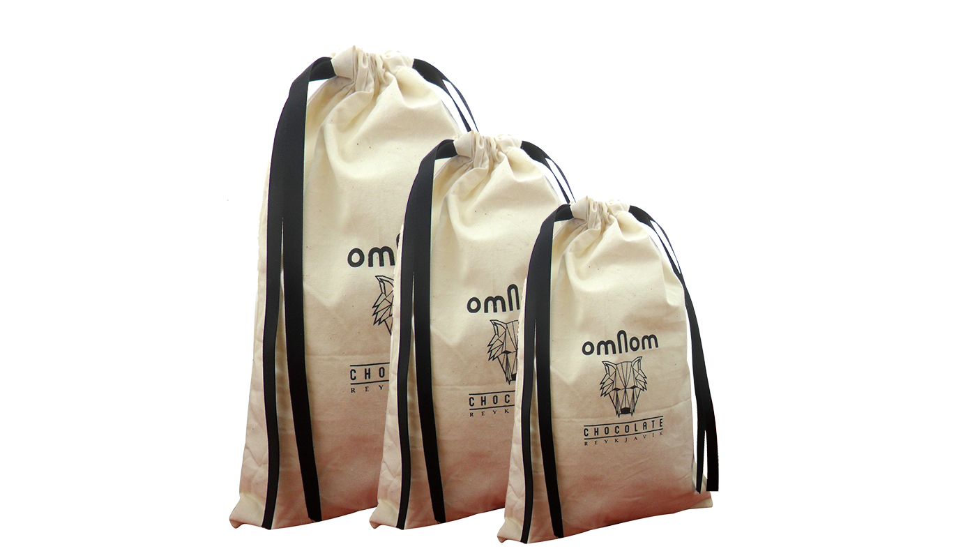 What fabric is used for drawstring bags?