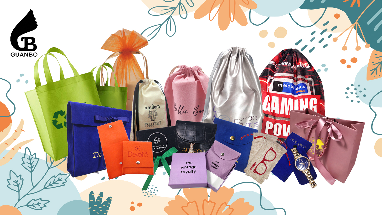Ideal for customized packaging - gifts/souvenirs！ Why use the pouches supplied by Guangbo? 
