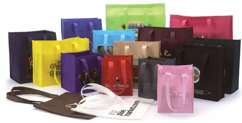 Custom designed shopping tote bag